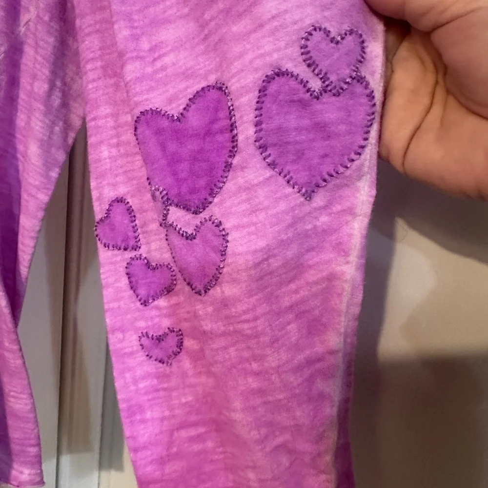 Magnolia Pearl Love Pink Purple Dragon Graphic Top - Picture 6 of 7